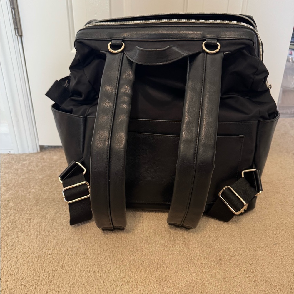 BEIS Black The Backpack Diaper Bag - Picture 4 of 9